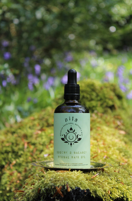 Soothe and Balance Herbal Hair Oil